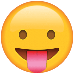 Emoji Língua pra Fora