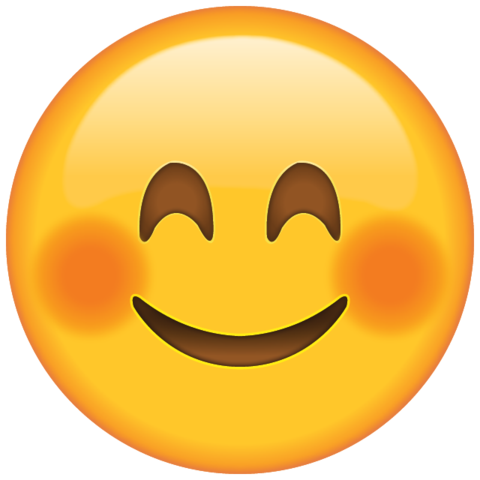 Emoji Sorriso Corado