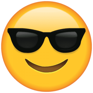 Emoji Óculos de Sol 