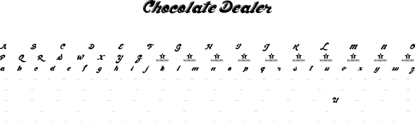 Fonte Chocolate Dealer para Baixar Grátis