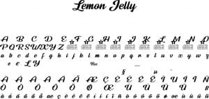 Fonte Lemon Jelly para Baixar Grátis