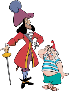 Peter Pan - Capitão Gancho e Senhor Smeet 