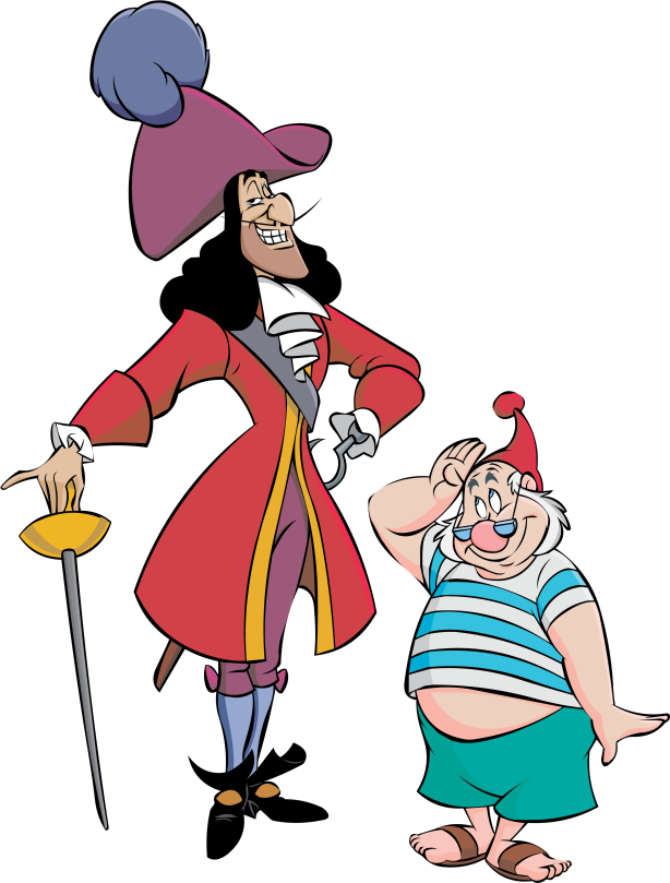 Peter Pan - Capitão Gancho e Senhor Smeet