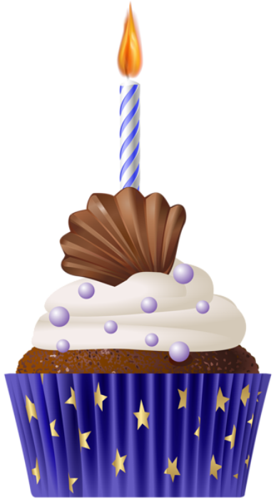 Imagem de Bolos - Cupcake de Aniversário 4 PNG