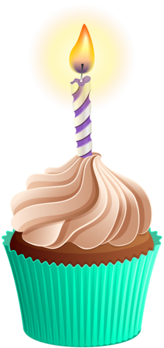 Imagem de Bolos - Cupcake de Aniversário 6 PNG