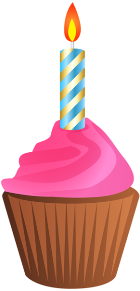 Imagem de Bolos - Cupcake de Aniversário PNG