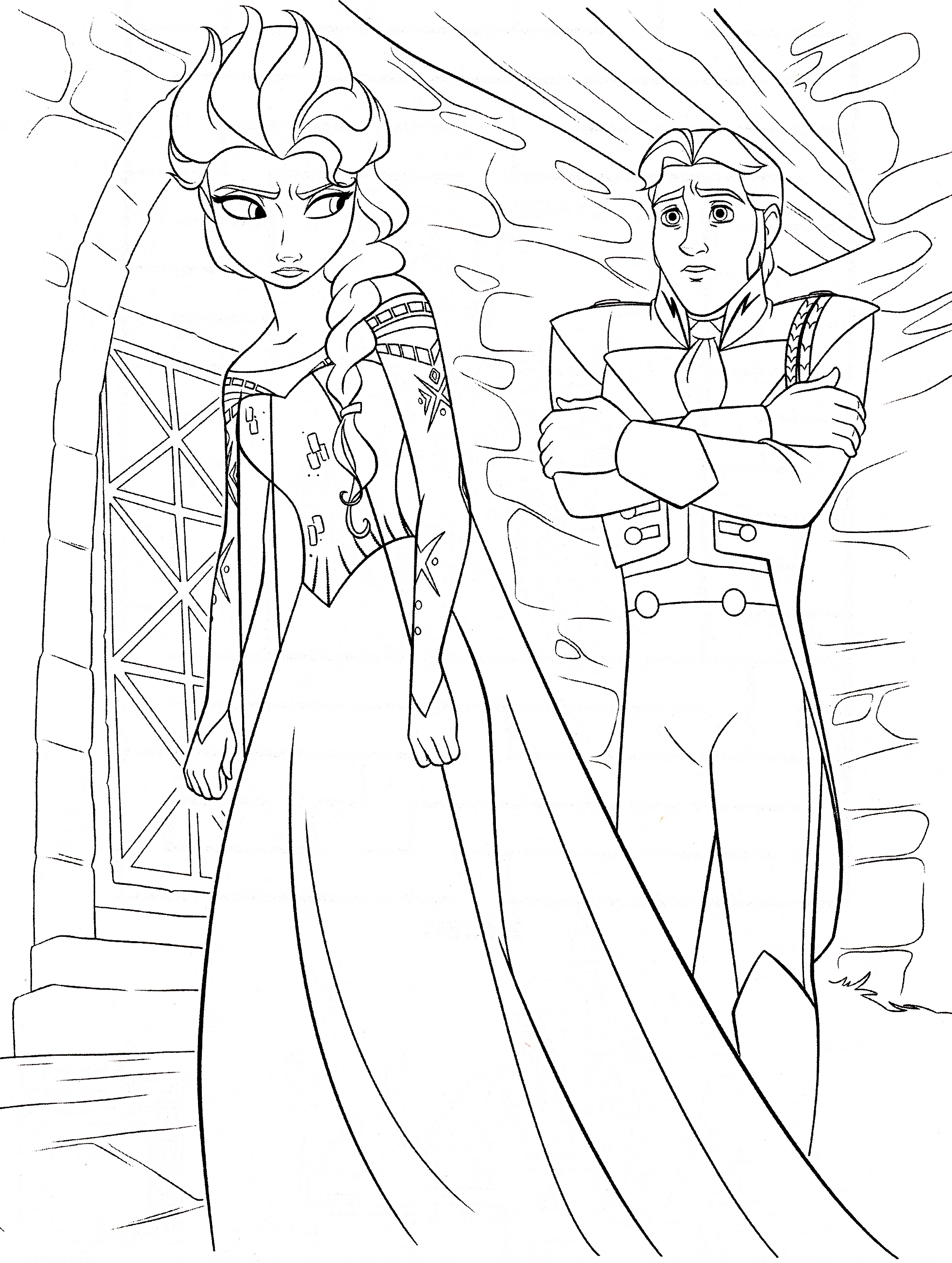 Frozen para Colorir : 20 desenhos para imprimir