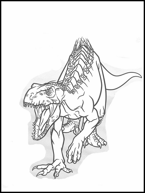 Desenhos de Jurassic Park para Colorir e Imprimir