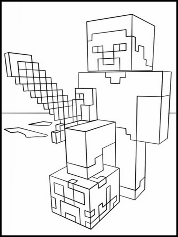 Desenhos Minecraft Para Imprimir