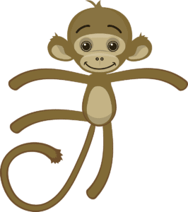 Turma Mundo Bita Animais Macaco