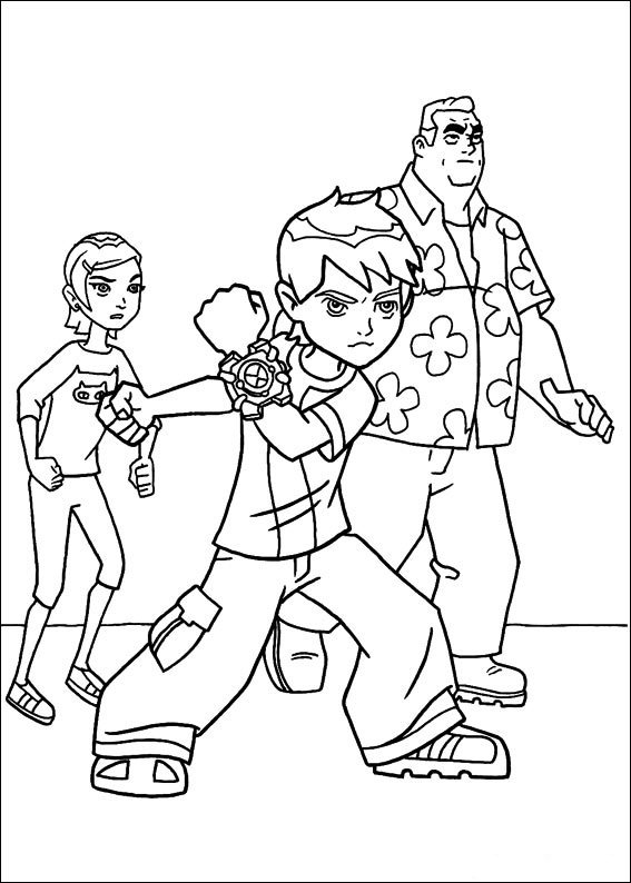 Desenhos do Ben 10 para colorir - Desenhos para colorir para crianças