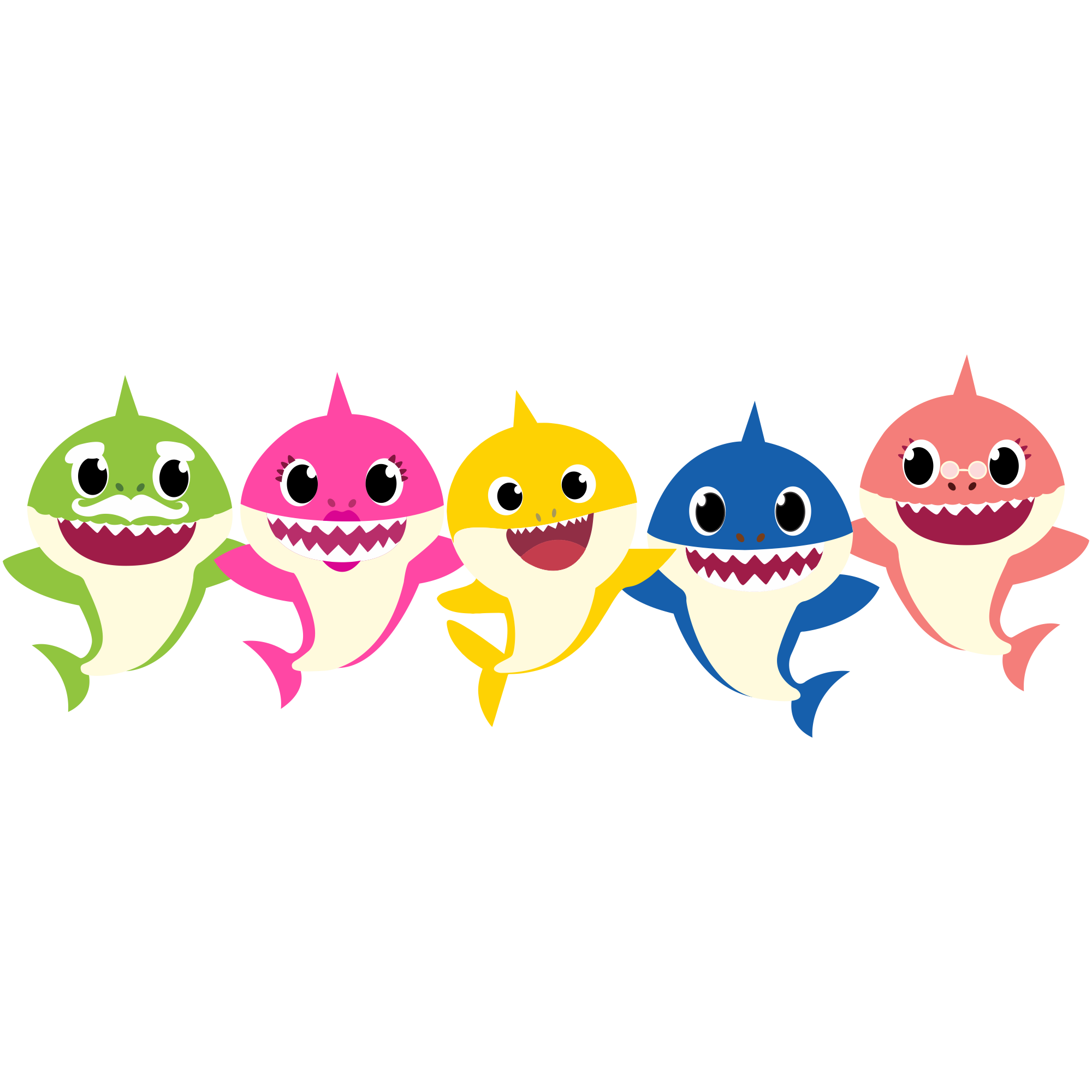 Familly Shark Imagem PNG Alta Resolução Grátis é no Imagens e Moldes