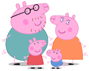Peppa Pig - Família Pig PNG