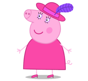 Peppa Pig - Mamãe Pig PNG