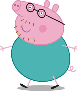 Peppa Pig - Papai Pig PNG