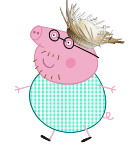 Peppa Pig - Papai Pig PNG