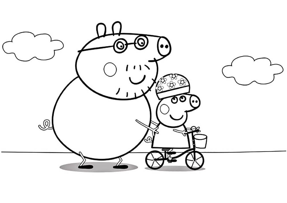 Bolo da Peppa Pig: Desenhos para Imprimir e Colorir!