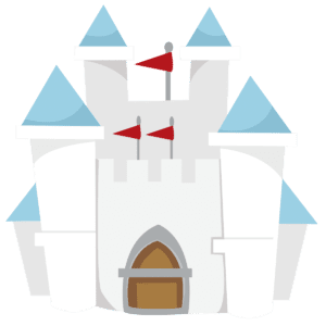 Branca de Neve Cute Castelo PNG 03