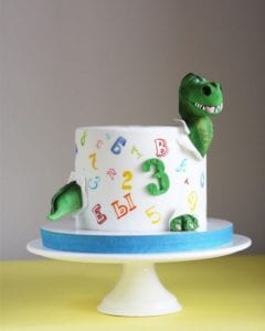Bolo de Aniversário Infantil Dinossauro