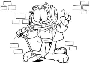 Desenhos Do Garfield Para Colorir