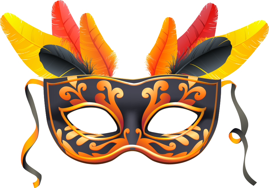 Mascara De Carnaval Vetor Png