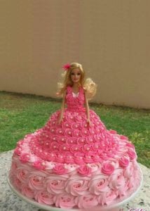 Bolo de Aniversário da Barbie