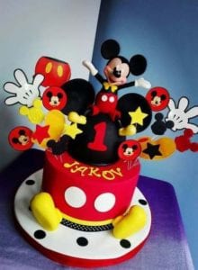  Bolo de Aniversário do Mickey Mouse