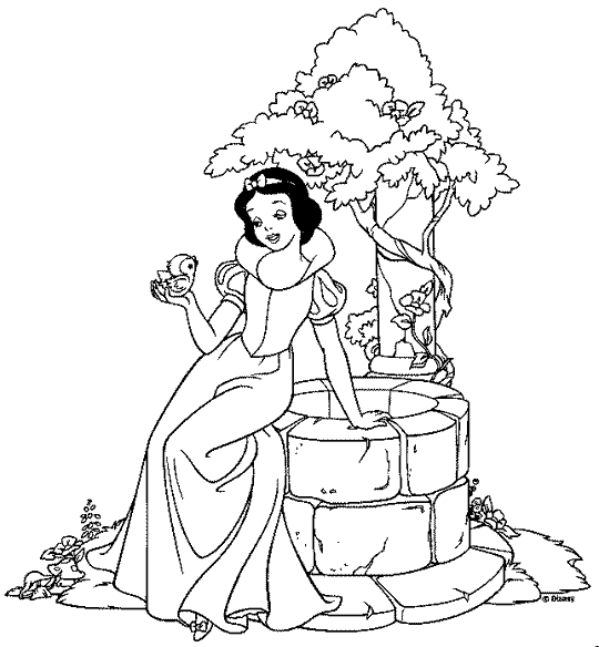 Desenhos Da Branca De Neve Para Colorir