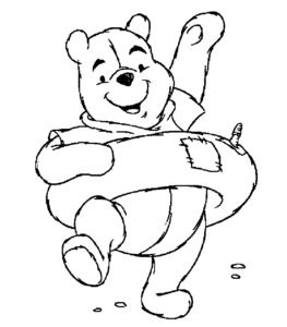 Desenhos do Ursinho Pooh para colorir e Imprimir