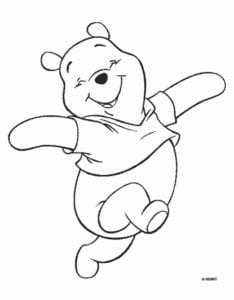 Desenhos do Ursinho Pooh para colorir
