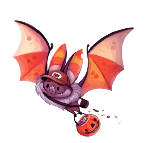 Imagem Morcego Halloween PNG
