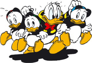 Mickey - Louie, Dewey, Huey, Daisy, Tio Patinhas PNG