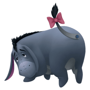 Winnie the Pooh - Ursinho Pooh - Bisonho - Ló PNG