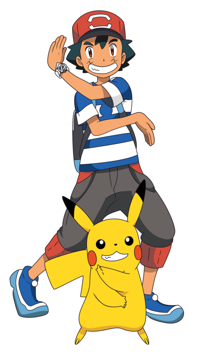 Ash e Pikachu Dançando Pokémon PNG - Imagem de Alta Qualidade