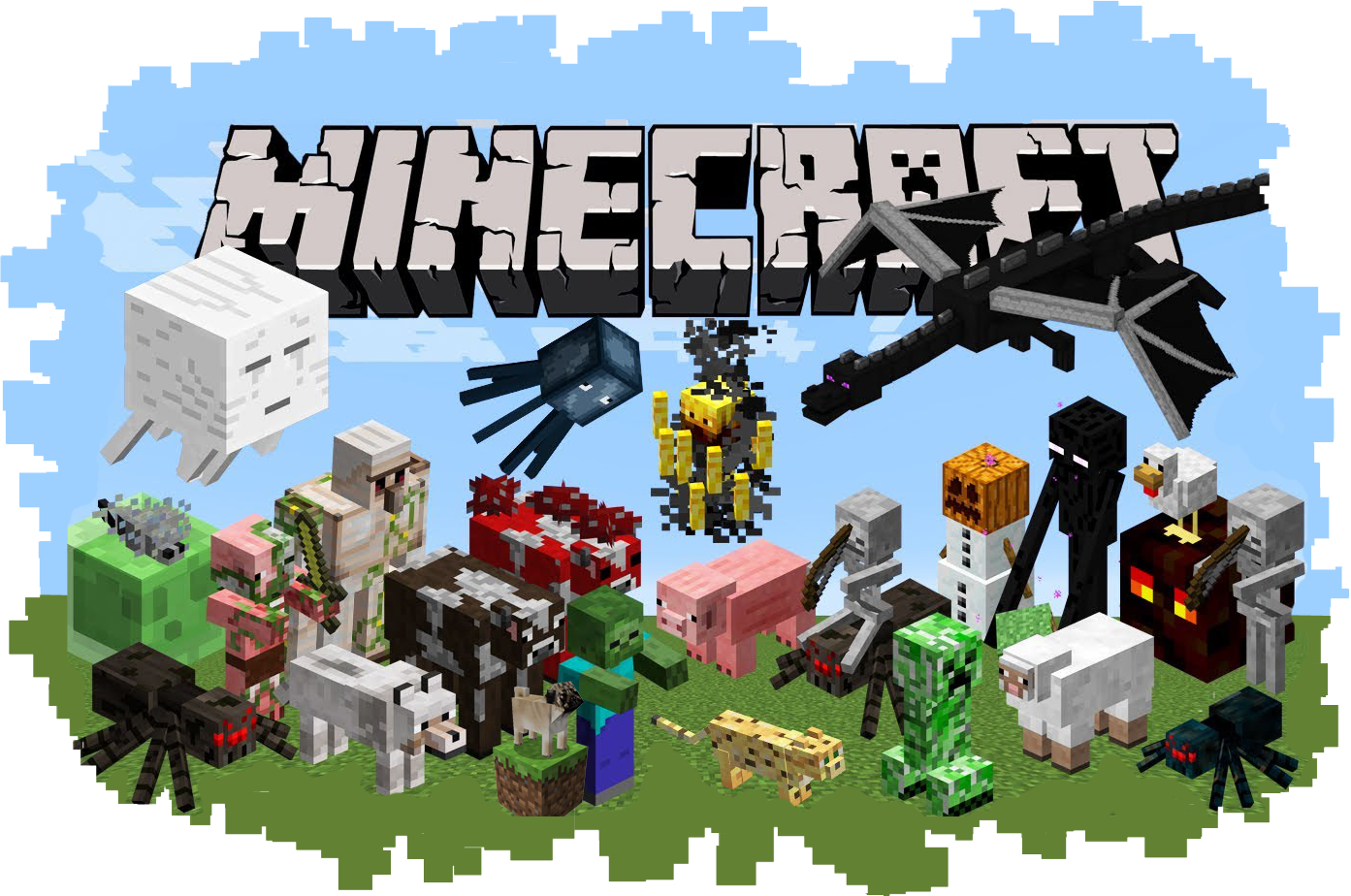 Background Minecraft PNG com fundo transparente. Baixe grátis!