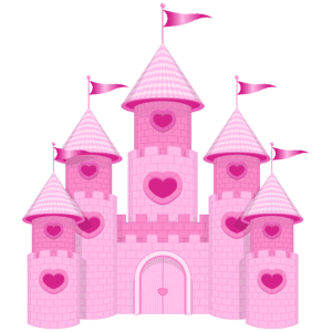 Castelo Princesas com Fundo Transparente