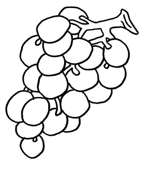 Featured image of post Uva Para Colorir Imprima o desenho de cacho de uvas para colorir e ensine as crian as como importante se alimentar bem