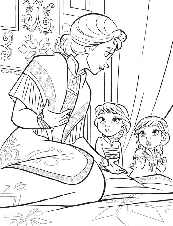 Desenhos Da Frozen Para Colorir