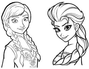 Desenhos de Frozen 2 para Colorir
