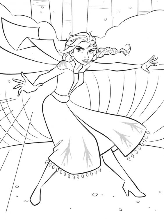 Desenhos da Frozen 2 para Colorir e Imprimir - 100 Melhores Imagens