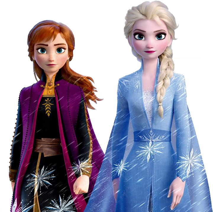 Frozen 2 Anna Elsa PNG - As melhores imagens Frozen 2 PNG