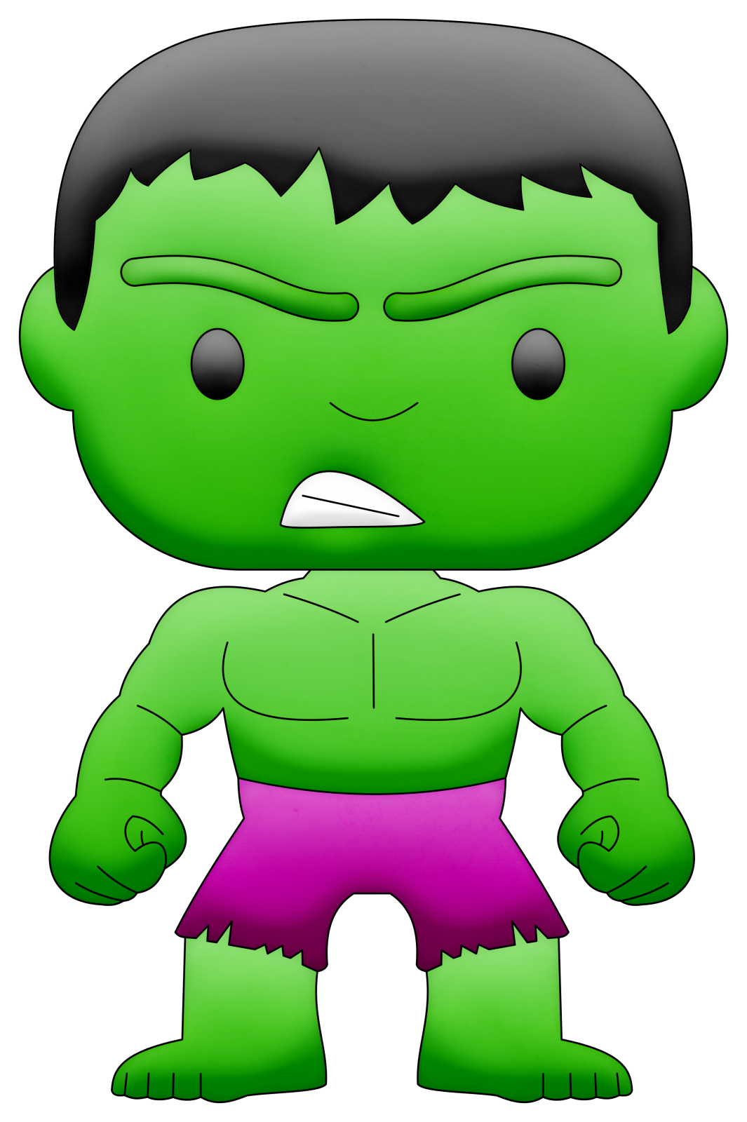 Hulk Cute PNG COM FUNDO TRANSPARENTE para baixar grátis!