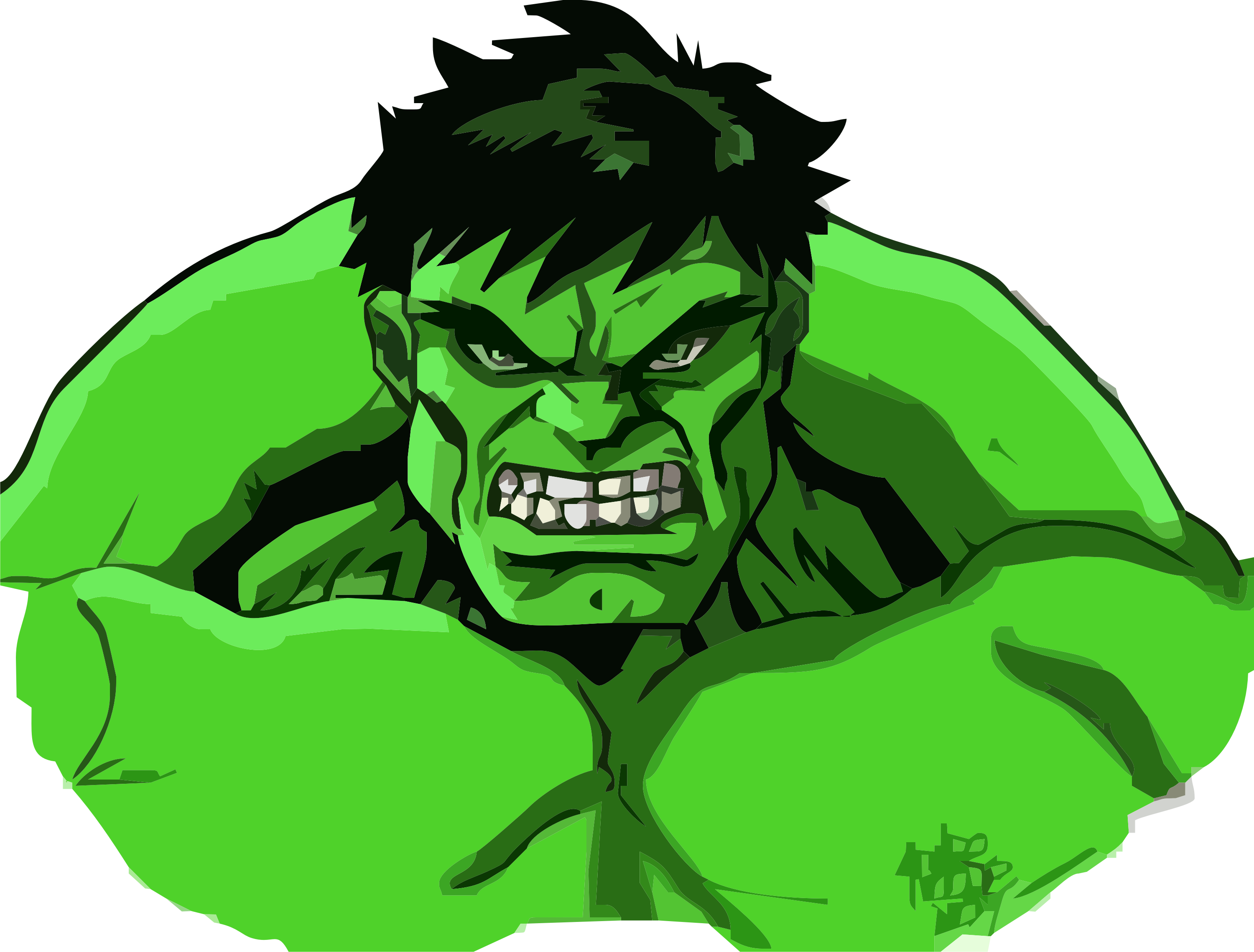 Cara Hulk Png