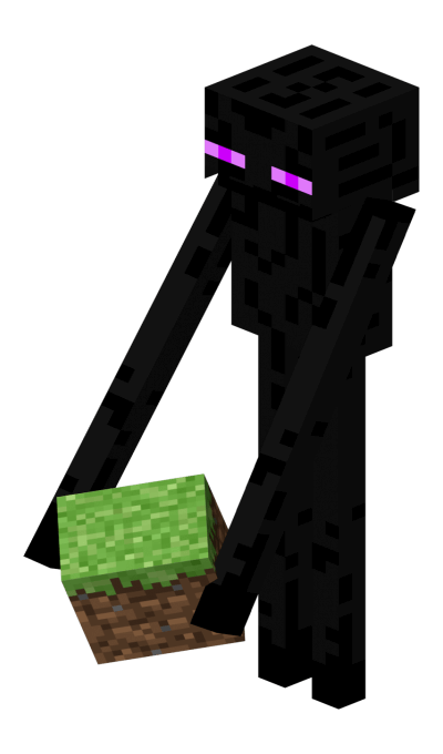 Imagem Enderman Minecraft PNG - Baixe agora Enderman Minecraft png!