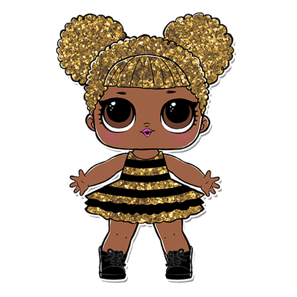 Queen Bee Lol Surprise Doll Svg Png Dxf Eps Cut Files For Cricut ...