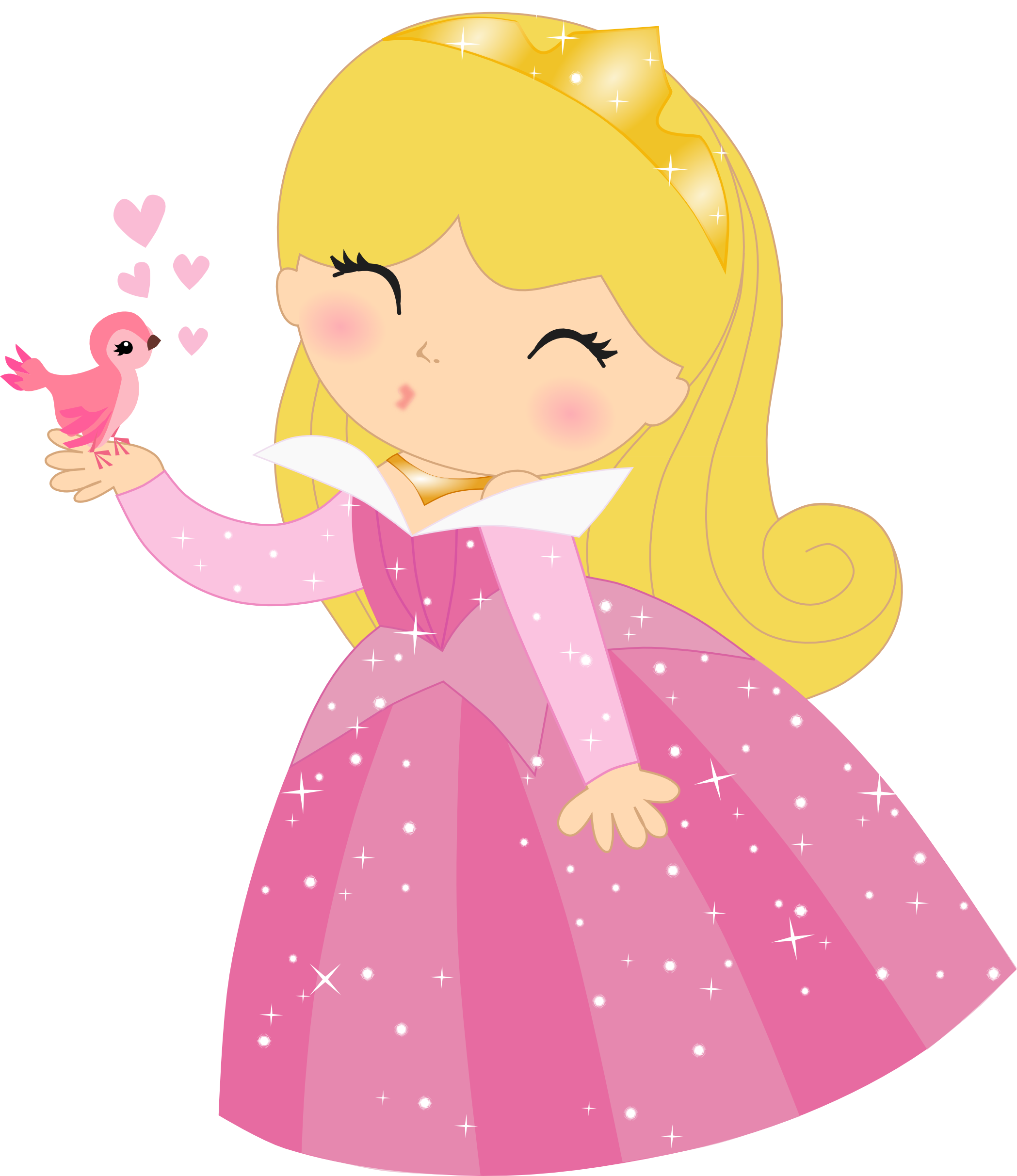 Princesa Aurora Bela Adormecida Cute Princesas PNG