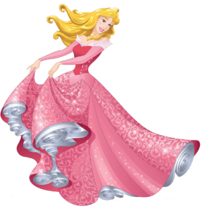 Princesa Aurora Bela Adormecida com Fundo Transparente