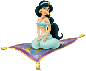 Princesa Jasmine Tapete Voador Princesas PNG