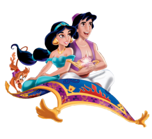 Princesa Jasmine e Aladdim Princesas PNG