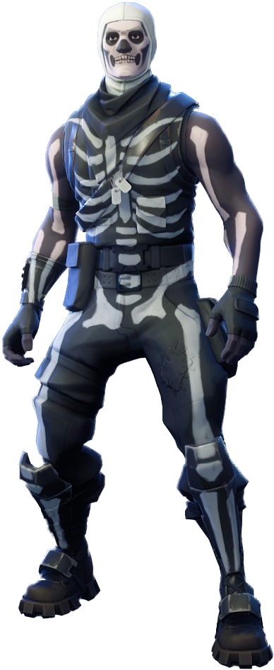 Skull Trooper Fortnite PNG com fundo transparente grátis!